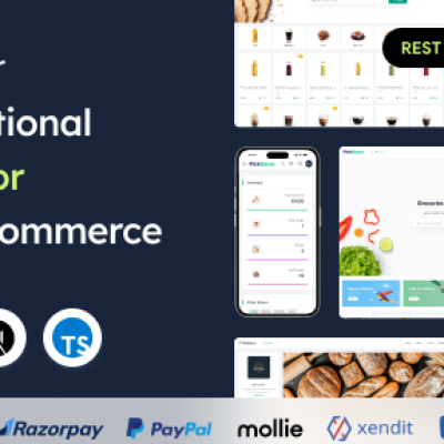 Pickbazar- Laravel Multivendor Ecommerce with React, Next Js, GraphQL & REST API