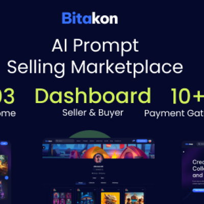 Bitakon – AI Prompt Buy Selling Marketplace (Multi Seller)
