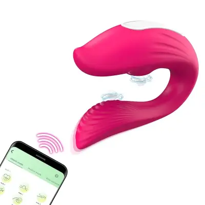 Rechargeable App-Controlled Wearable Vibrator for Couples - Wireless Panty Vibrator with Long Distance Control, Adult Sex Toy for Women