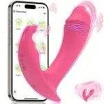 APP Adult Sex Toys Dildos Realistic Vibrating Dildo with 9 Vibrating Modes Sex Toy, Wearable Panty Vibrators Adult Toys Games for Women Couples, Dildoes For Woman