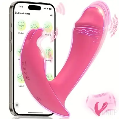 APP Adult Sex Toys Dildos Realistic Vibrating Dildo with 9 Vibrating Modes Sex Toy, Wearable Panty Vibrators Adult Toys Games for Women Couples, Dildoes For Woman