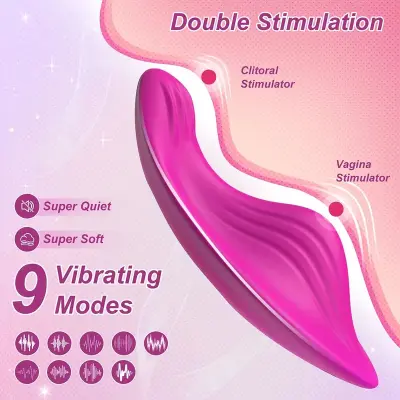 APP Remote Control Outdoor Wearable Vibrator | Clitoral Massage Stimulation, 9 Vibration Modes, Female Sex Toys Adult Products Erotic Vibrator
