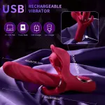 Rechargeable Bunny Vibrator] Rechargeable 3-in-1 AAV G-Spot Bunny Vibrator
