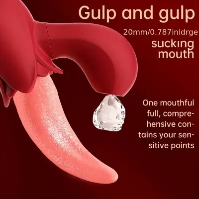 2 In 1 Lick Suck Vibrators For Women Licking Tongue Clitoris Stimulator G Spot Massager Vagina Sucking Female Orgasm Sex Toys