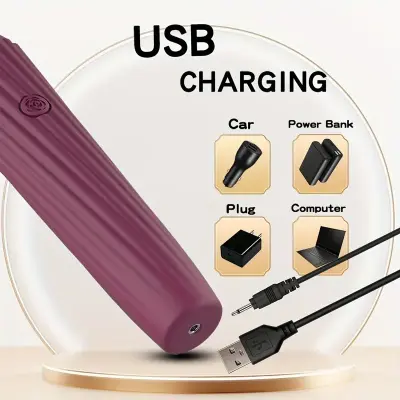 Ultimate Stimulate Vibrator with 10 Intense Pleasure Modes & 3 Soft Silicone Heads - Rechargeable Battery-Powered Discreet Self-Care for Women