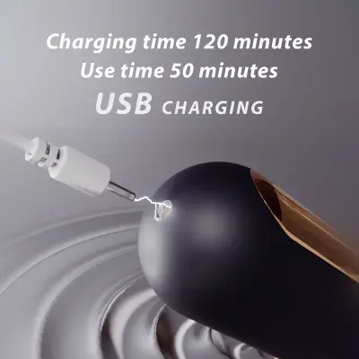 AV Stick Vibrator, Rechargeable Handheld Clitoral Stimulator, Powerful Sheer Vibration, Lithium Battery Powered, Ideal for Female Couples Foreplay and Intimate Moments