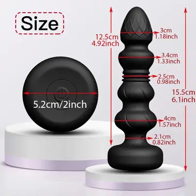 Double Motor Thrusting Sex Toys Anal Plugs - Anal Toys Sex Toy Vibrating Butt Plug G Spot Vibrato
