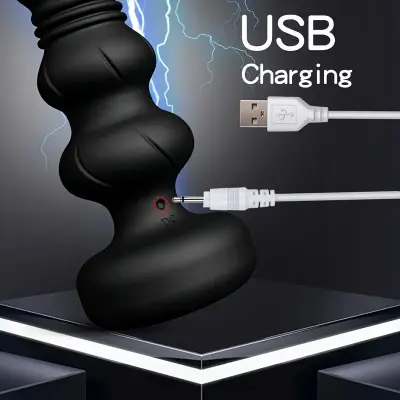 Double Motor Thrusting Sex Toys Anal Plugs - Anal Toys Sex Toy Vibrating Butt Plug G Spot Vibrato