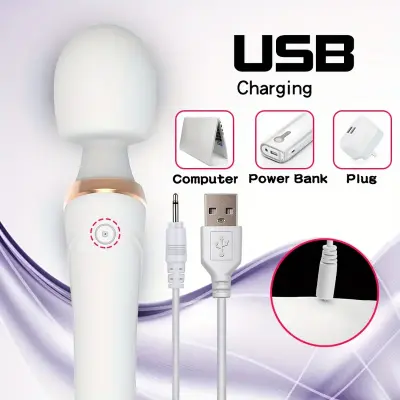 Powerful Dildos Vibrator Dual motor silicone Wand G-Spot Massager 10 modes Sex Toy for Couple Clitoris Stimulator for Adult