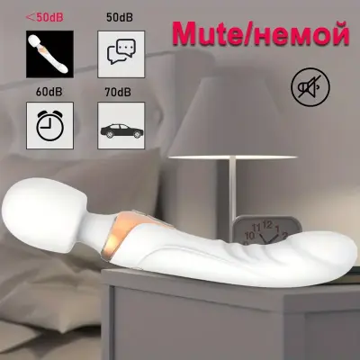 Powerful Dildos Vibrator Dual motor silicone Wand G-Spot Massager 10 modes Sex Toy for Couple Clitoris Stimulator for Adult