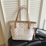 Retro classic old flower tote bag women's large capacity 2025 new style high-end fashion single shoulder underarm bag