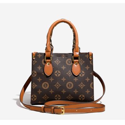 Crossbody bag European and American retro women's bag 2025 new style old flower handbag high-end versatile women's shoulder bag