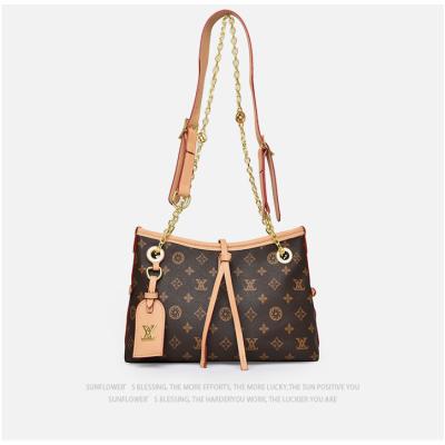 2025 new fashion trend shoulder bag large capacity temperament versatile chain bag soft leather high-quality texture crossbody bag